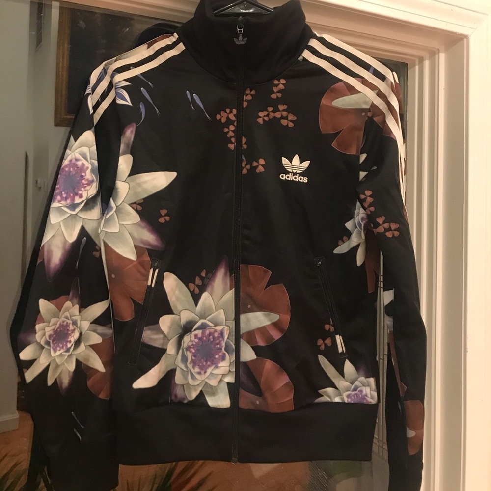 Rare Adidas Floral Jacket